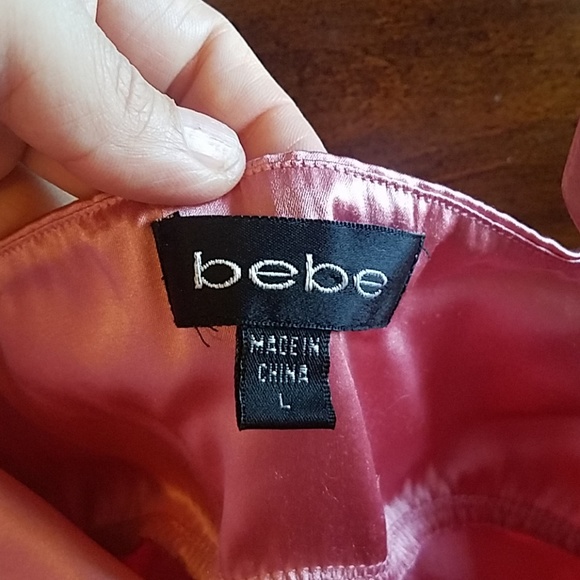 Dusty Rose Bebe halter top - Picture 3 of 6